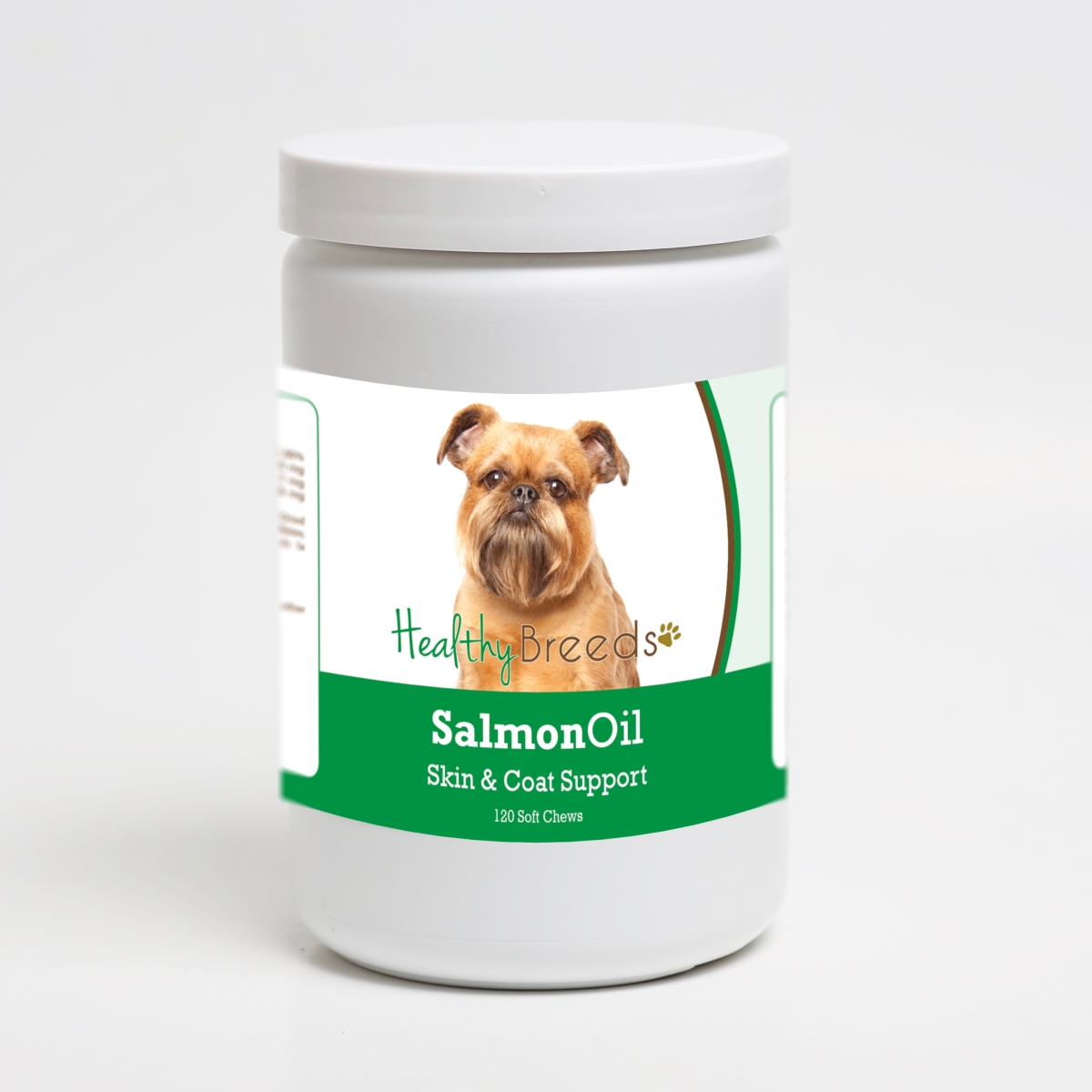 192959018554 Brussels Griffon Salmon Oil Soft Chews - 120 Count