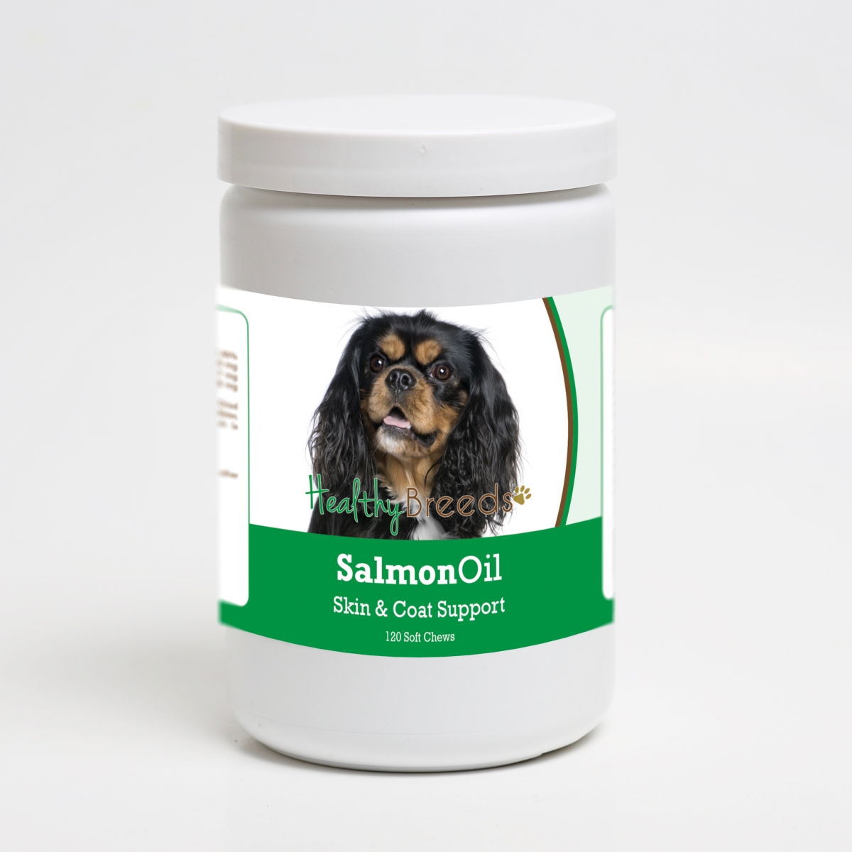 192959018653 Cavalier King Charles Spaniel Salmon Oil Soft Chews - 120 Count