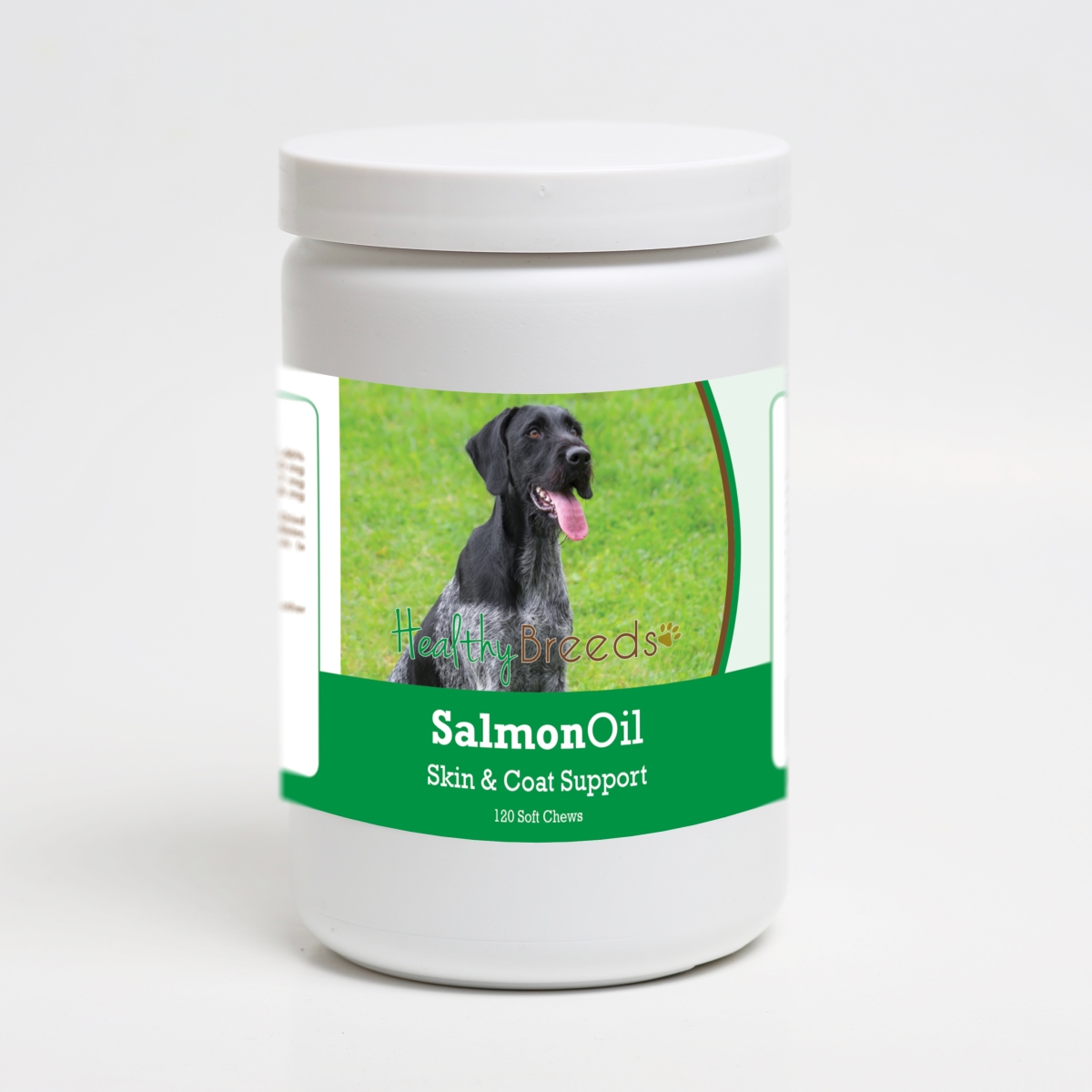 192959019100 German Wirehaired Pointer Salmon Oil Soft Chews - 120 Count