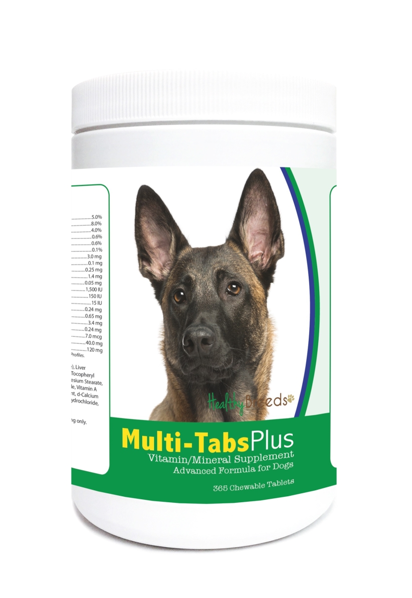 840235121855 Belgian Malinois Multi-Tabs Plus Chewable Tablets - 365 Count