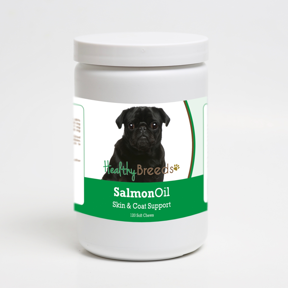 192959019803 Pug Salmon Oil Soft Chews - 120 Count