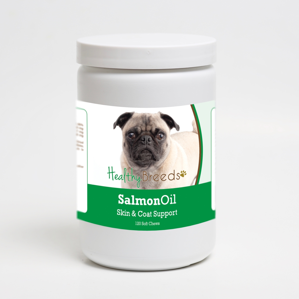 192959019810 Pug Salmon Oil Soft Chews - 120 Count