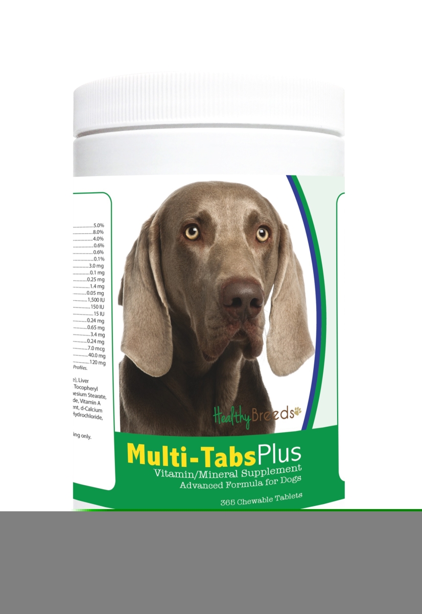 840235122043 Weimaraner Multi-Tabs Plus Chewable Tablets - 365 Count