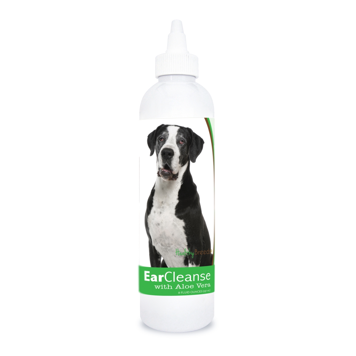 Picture of Healthy Breeds 840235196976 8 oz Great Dane Ear Cleanse with Aloe Vera Cucumber Melon