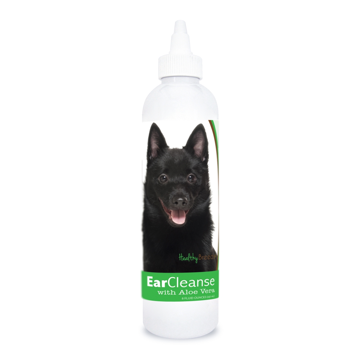 Picture of Healthy Breeds 840235197027 8 oz Schipperke Ear Cleanse with Aloe Vera Cucumber Melon