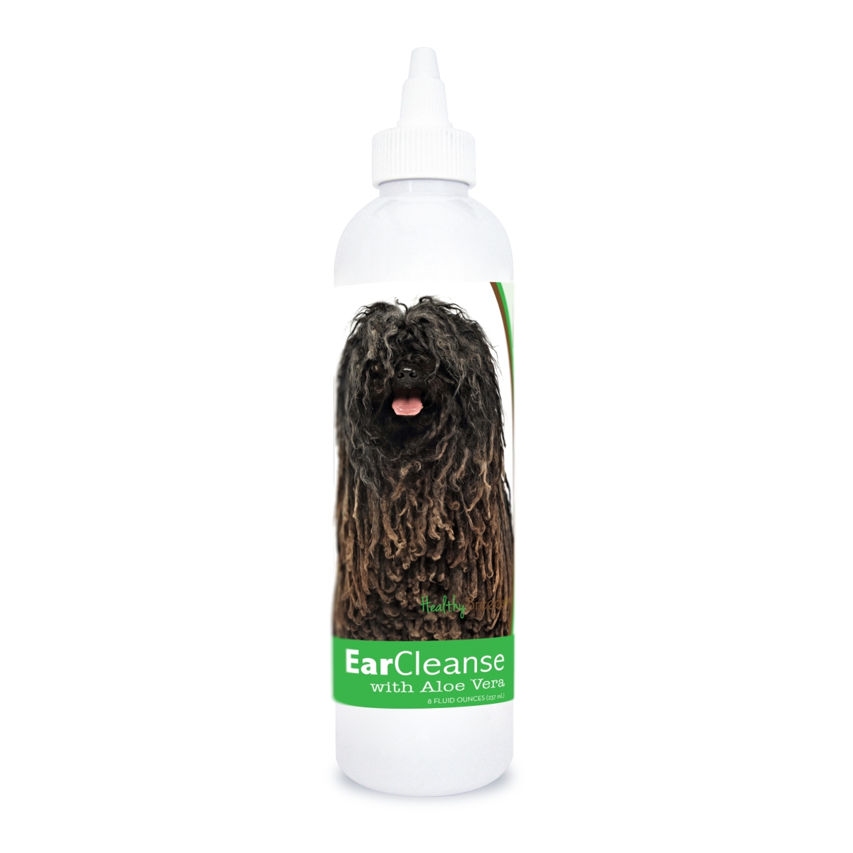 Picture of Healthy Breeds 840235197034 8 oz Pulik Ear Cleanse with Aloe Vera Cucumber Melon