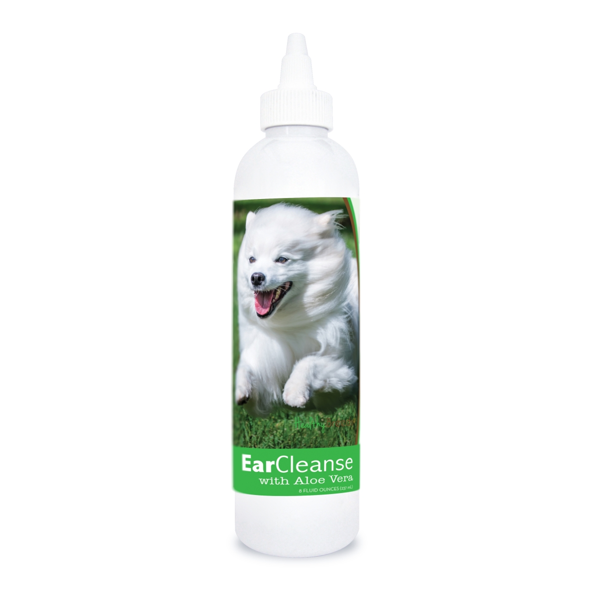 Picture of Healthy Breeds 840235197164 8 oz American Eskimo Dog Ear Cleanse with Aloe Vera Cucumber Melon