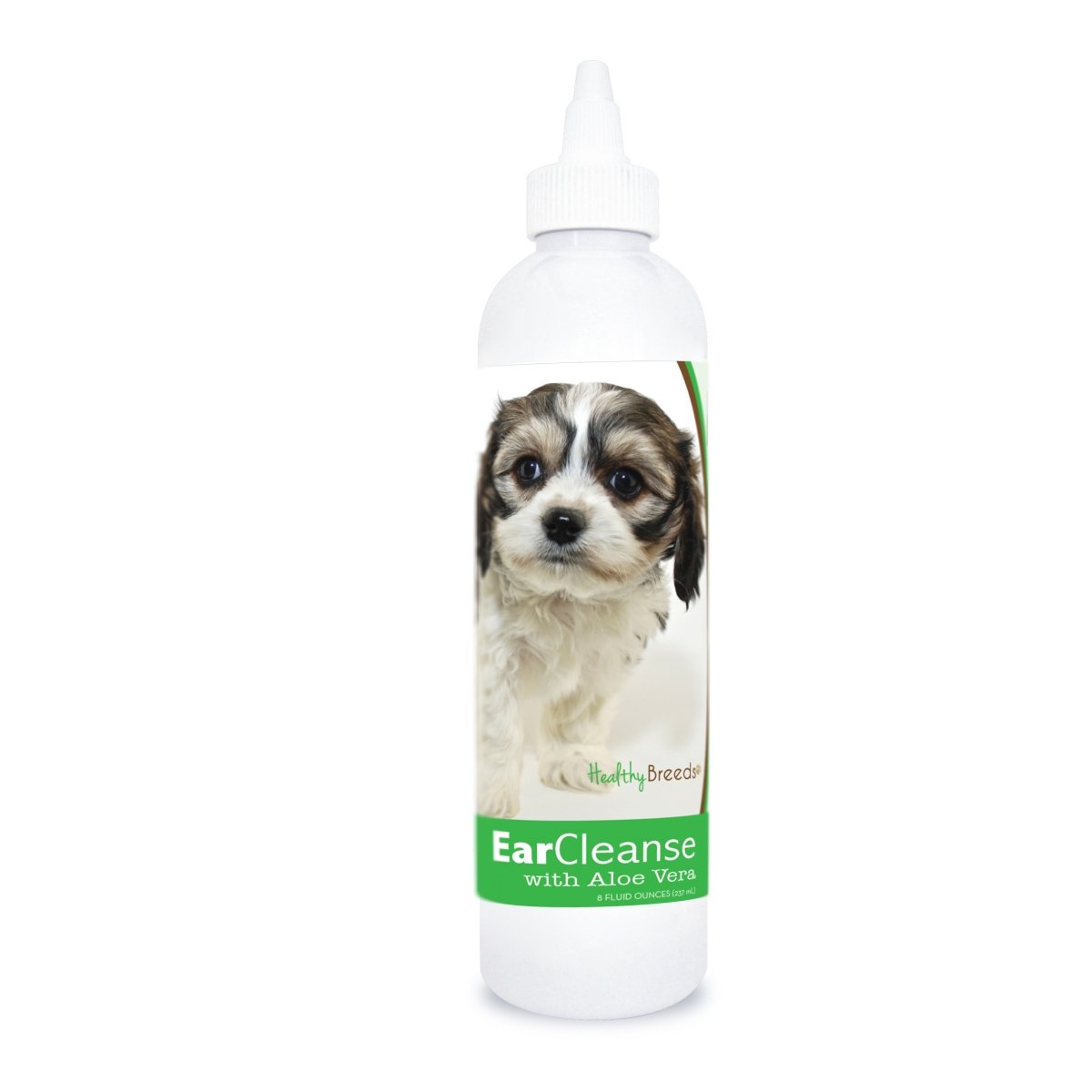 Picture of Healthy Breeds 840235197171 8 oz Cavachon Ear Cleanse with Aloe Vera Cucumber Melon