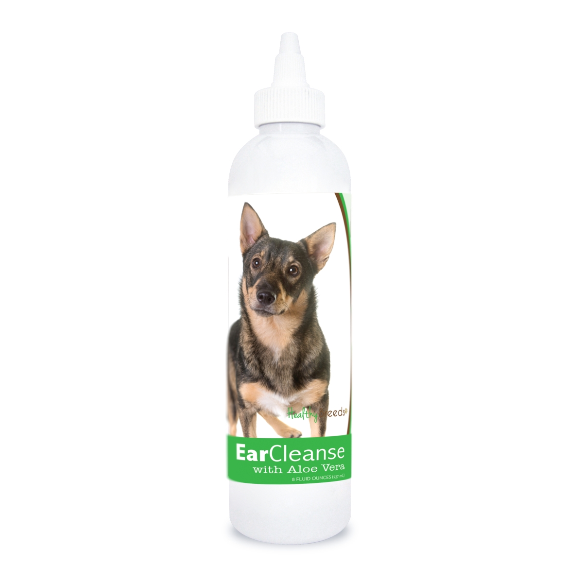 Picture of Healthy Breeds 840235197218 8 oz Swedish Vallhund Ear Cleanse with Aloe Vera Cucumber Melon