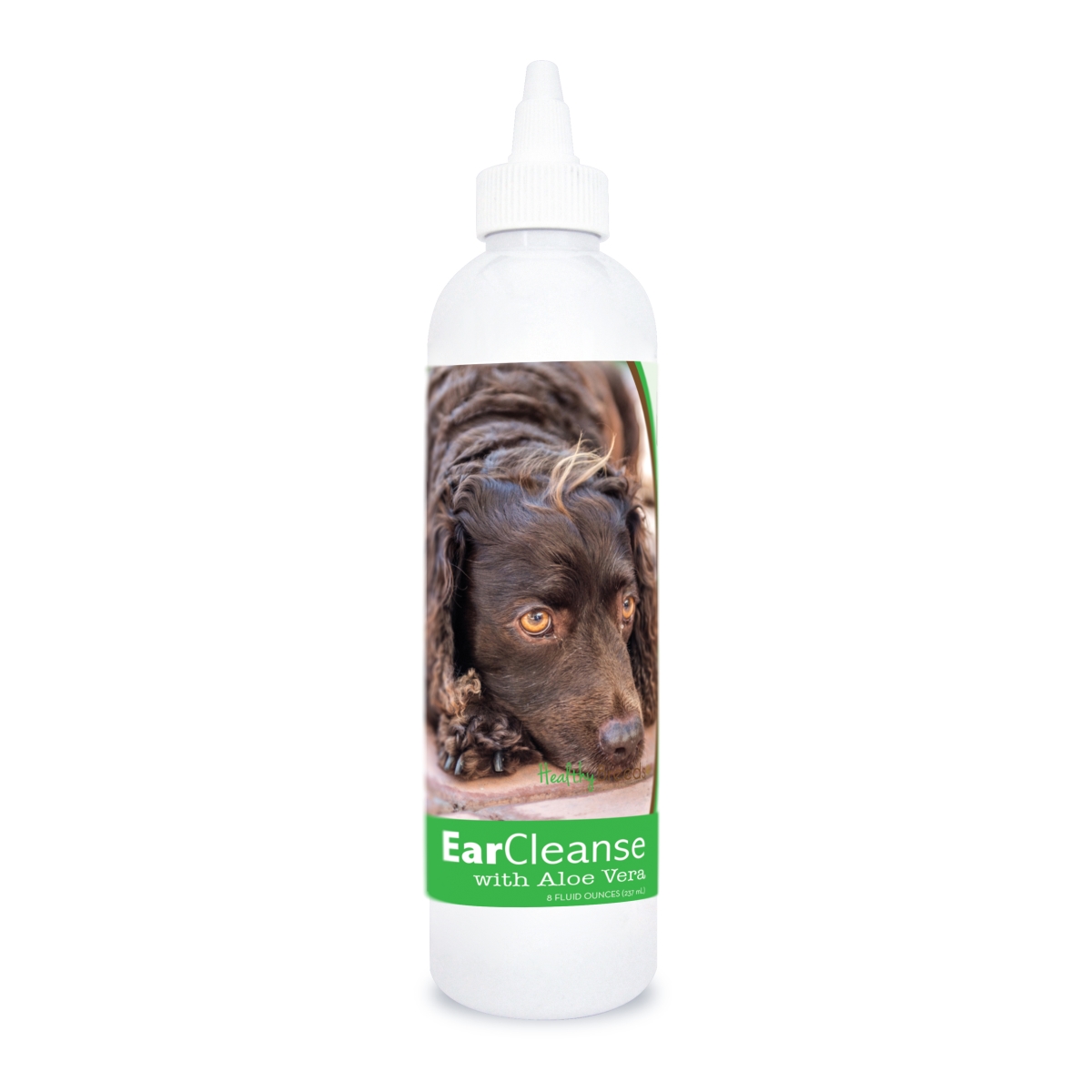 Picture of Healthy Breeds 840235197256 8 oz American Water Spaniel Ear Cleanse with Aloe Vera Cucumber Melon