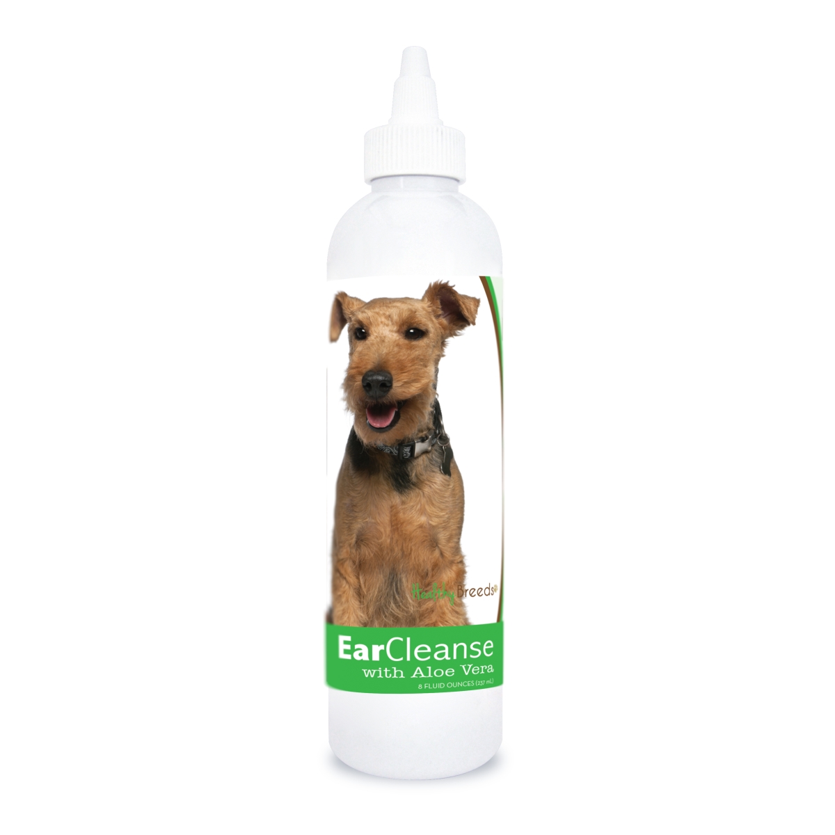 Picture of Healthy Breeds 840235197287 8 oz Welsh Terrier Ear Cleanse with Aloe Vera Cucumber Melon