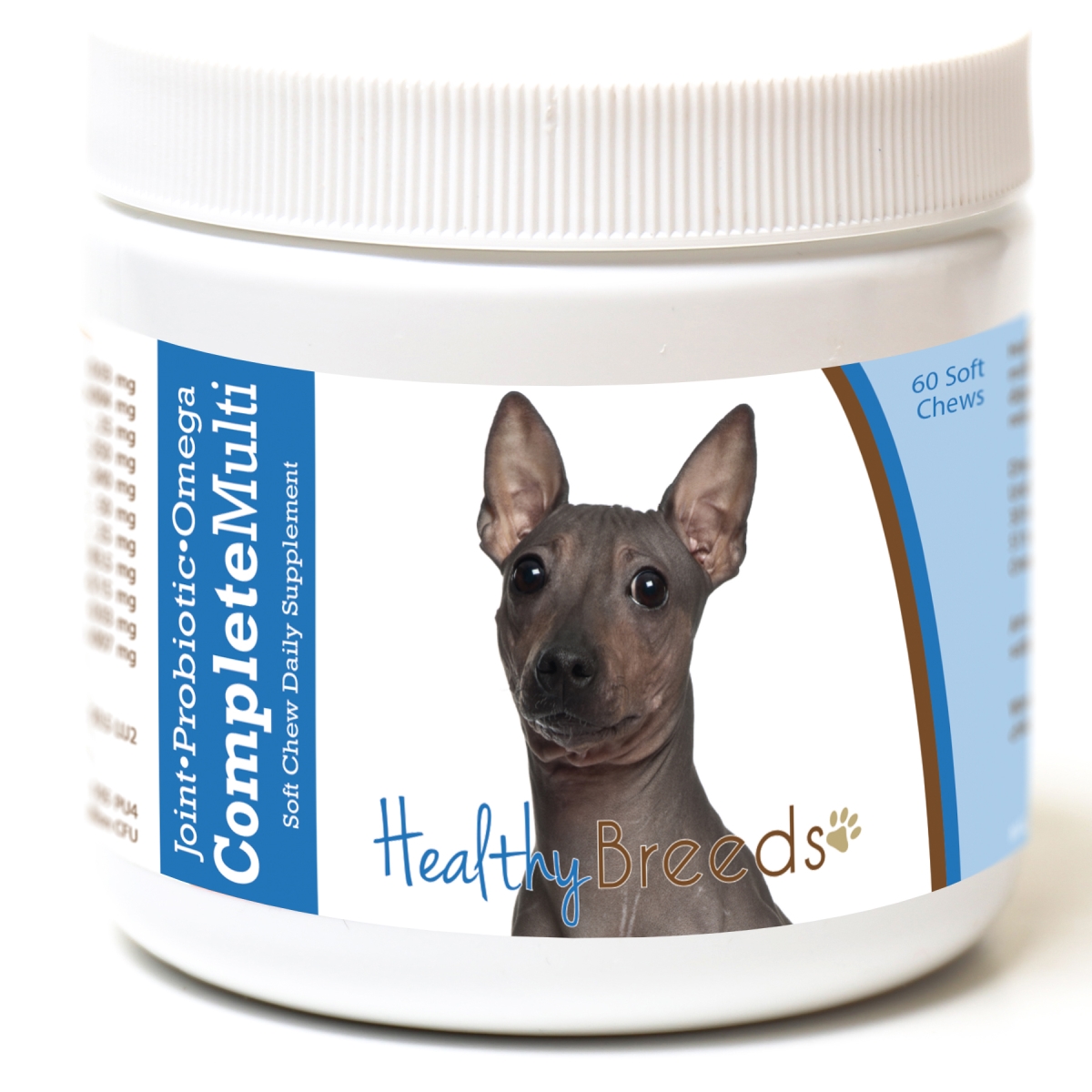Picture of Healthy Breeds 192959007190 American Hairless Terrier All in One Multivitamin Soft Chew - 60 Count