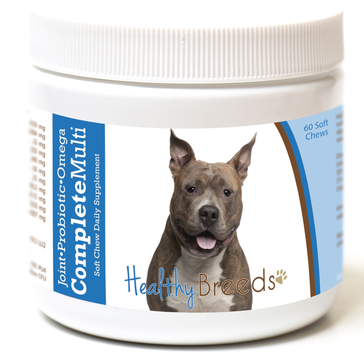 Picture of Healthy Breeds 192959007237 American Staffordshire Terrier All in One Multivitamin Soft Chew - 60 Count