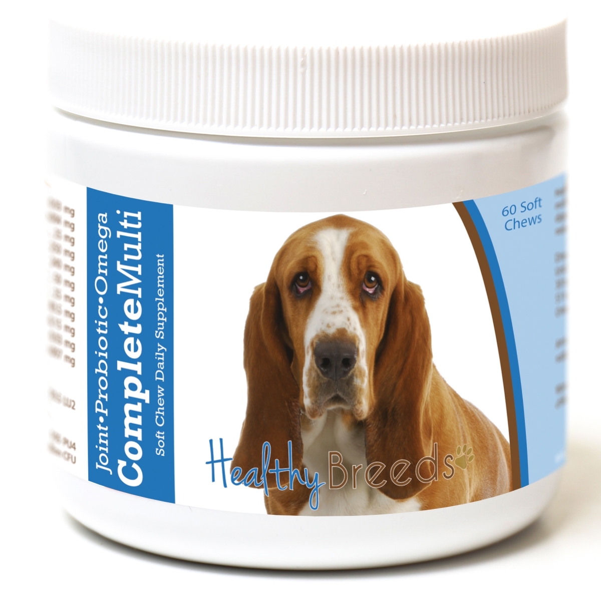 Picture of Healthy Breeds 192959007305 Basset Hound All in One Multivitamin Soft Chew - 60 Count