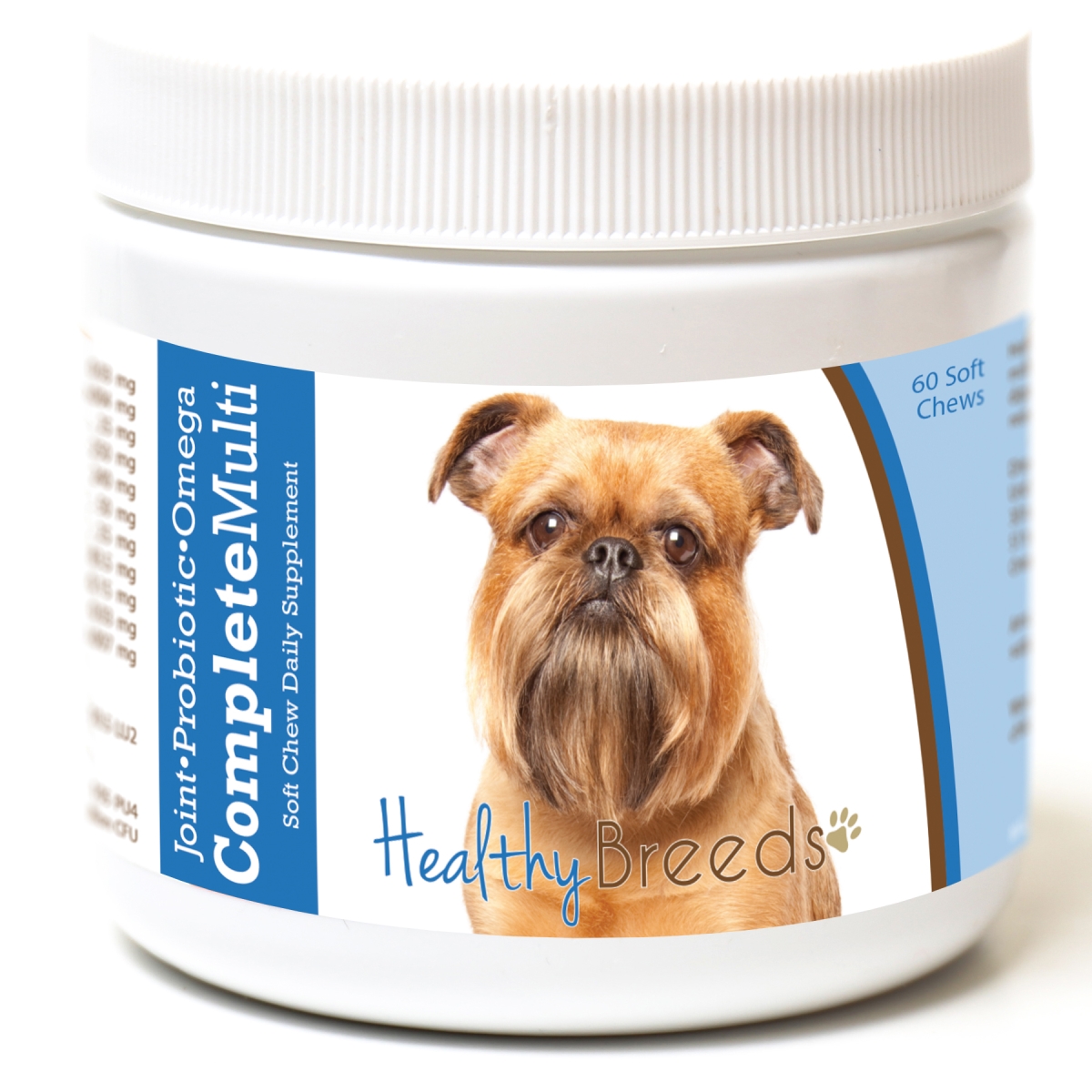 Picture of Healthy Breeds 192959007558 Brussels Griffon All in One Multivitamin Soft Chew - 60 Count