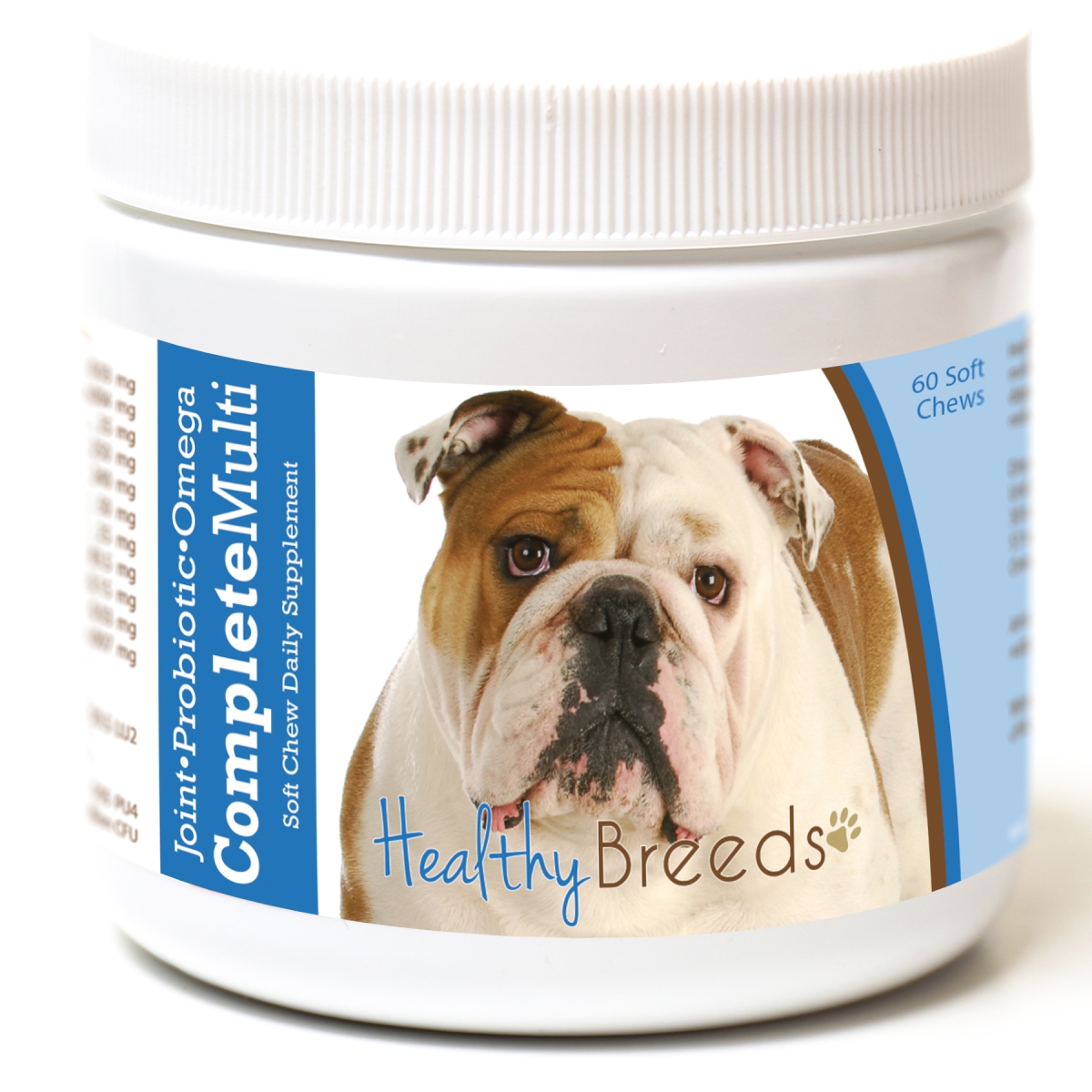 Picture of Healthy Breeds 192959007602 Bulldog All in One Multivitamin Soft Chew - 60 Count