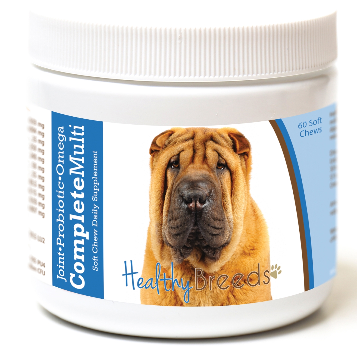 Picture of Healthy Breeds 192959007800 Chinese Shar Pei All in One Multivitamin Soft Chew - 60 Count