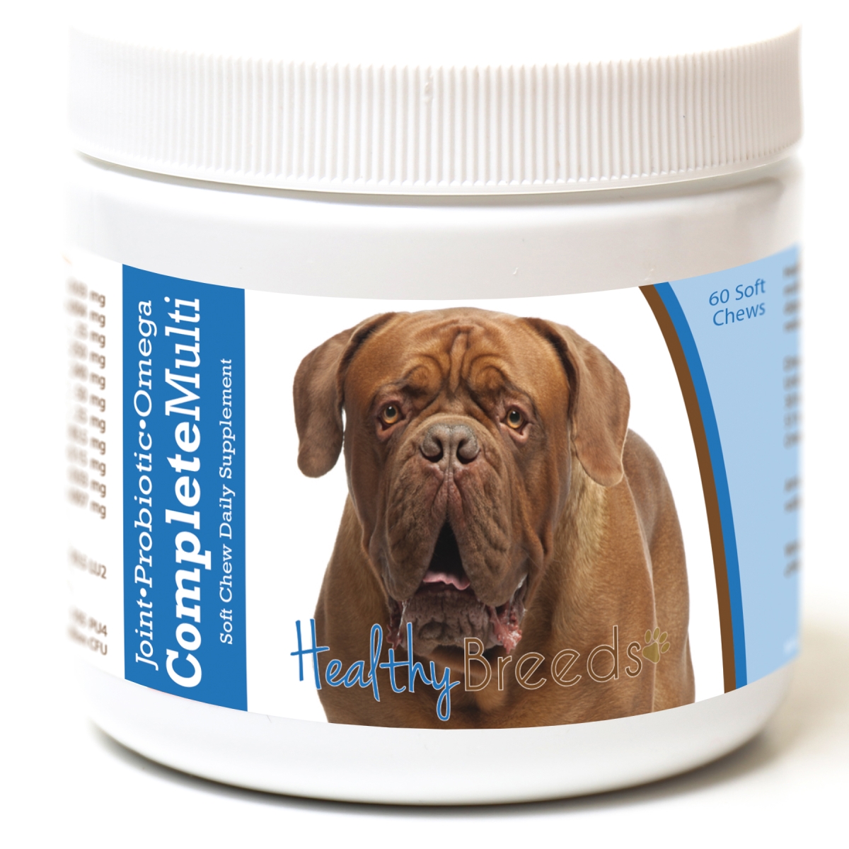 Picture of Healthy Breeds 192959007909 Dogue de Bordeaux All in One Multivitamin Soft Chew - 60 Count