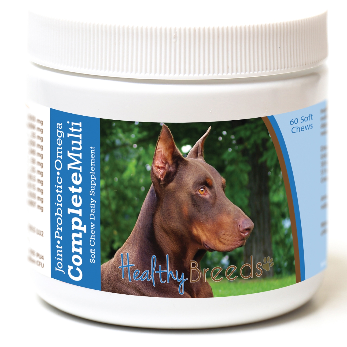Picture of Healthy Breeds 192959007923 Doberman Pinscher All in One Multivitamin Soft Chew - 60 Count