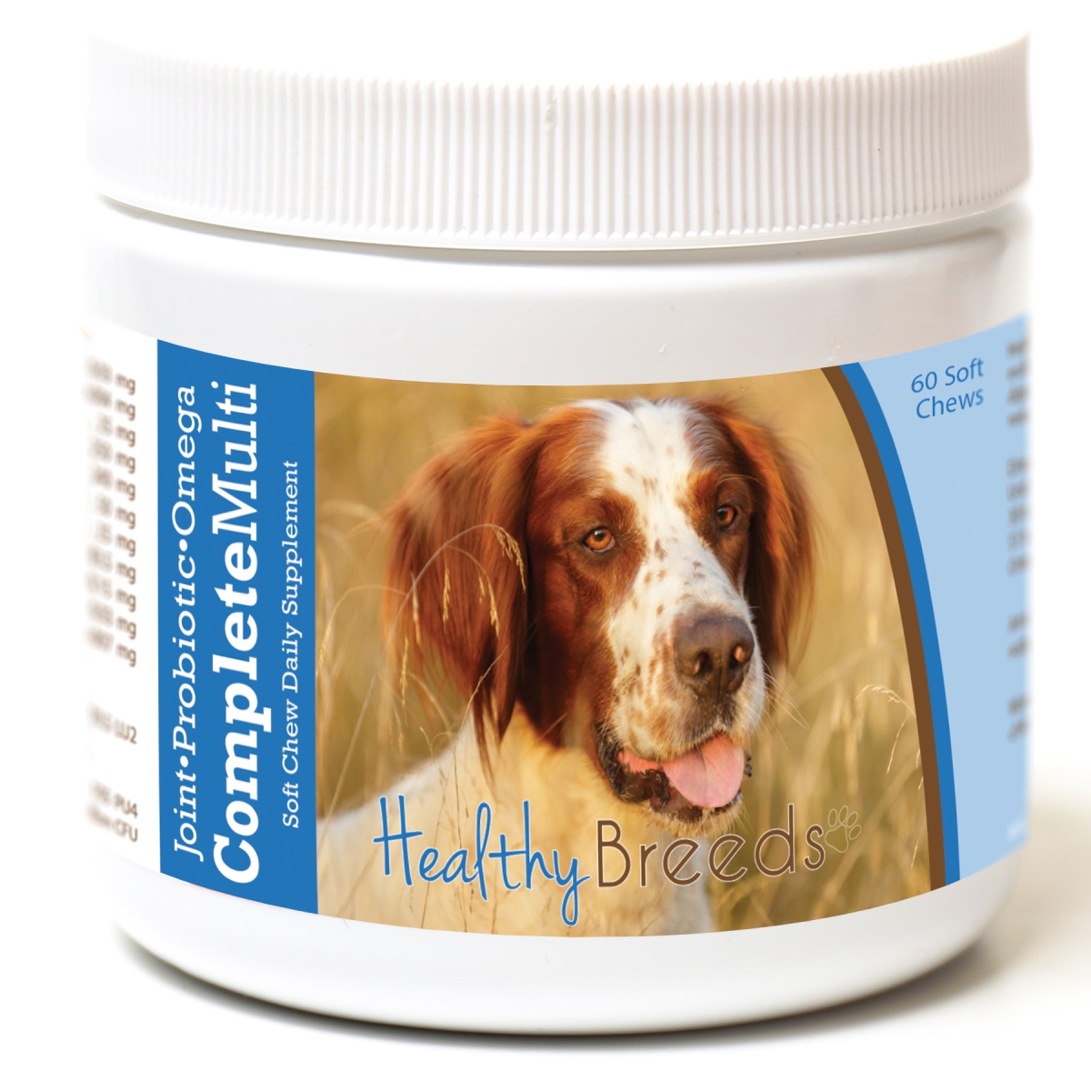 Picture of Healthy Breeds 192959008241 Irish Red & White Setter All in One Multivitamin Soft Chew - 60 Count