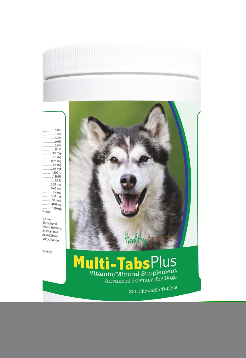 840235122272 Alaskan Malamute Multi-Tabs Plus Chewable Tablets - 365 Count