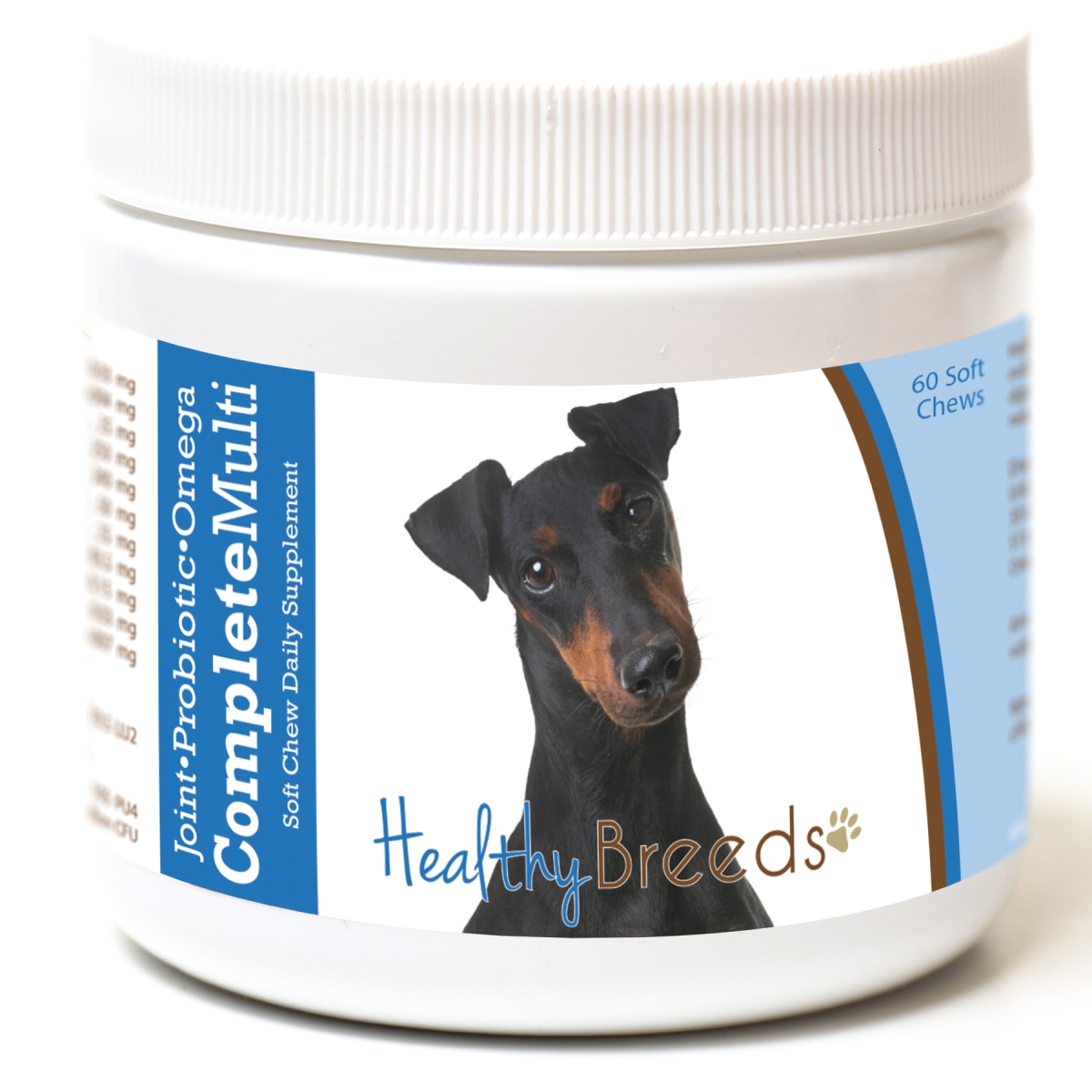 Picture of Healthy Breeds 192959008456 Manchester Terrier All in One Multivitamin Soft Chew - 60 Count