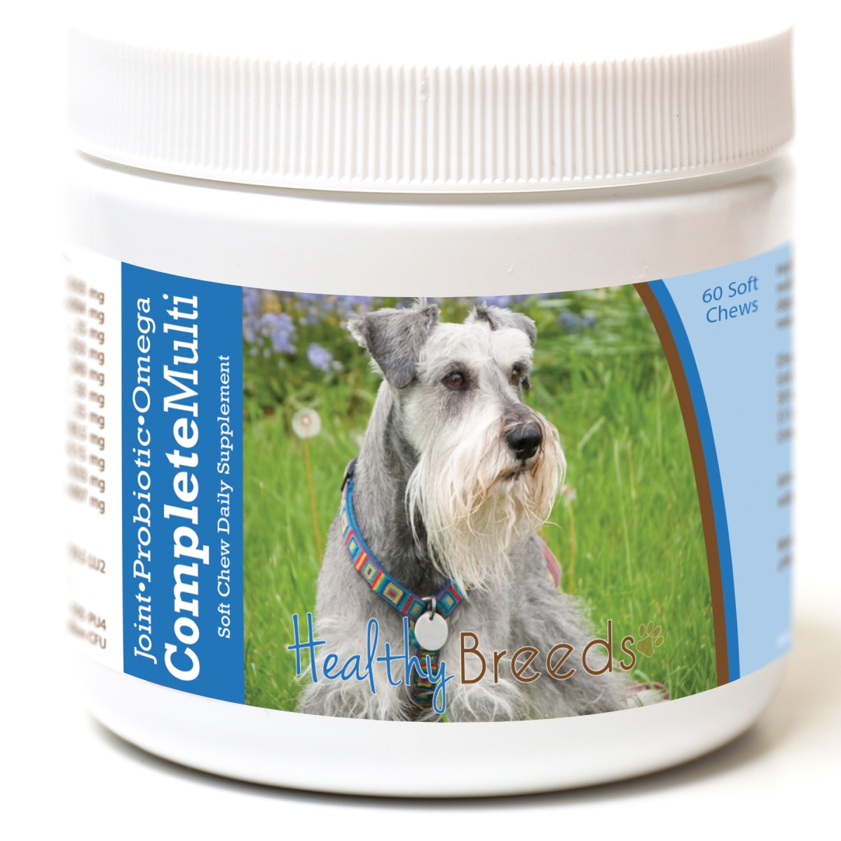 Picture of Healthy Breeds 192959008517 Miniature Schnauzer All in One Multivitamin Soft Chew - 60 Count