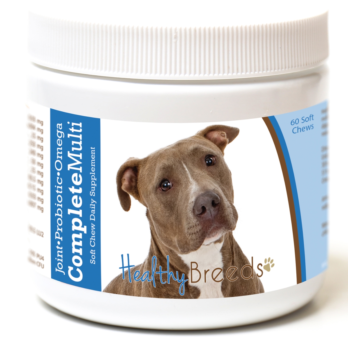 Picture of Healthy Breeds 192959008654 Pit Bull All in One Multivitamin Soft Chew - 60 Count