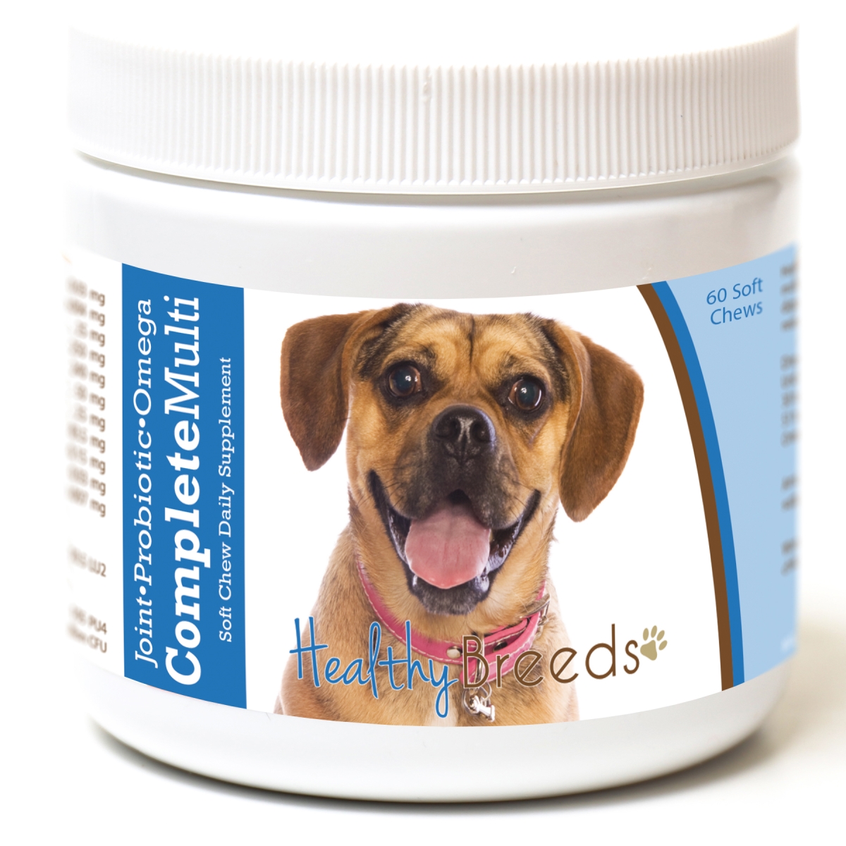 Picture of Healthy Breeds 192959008791 Puggle All in One Multivitamin Soft Chew - 60 Count