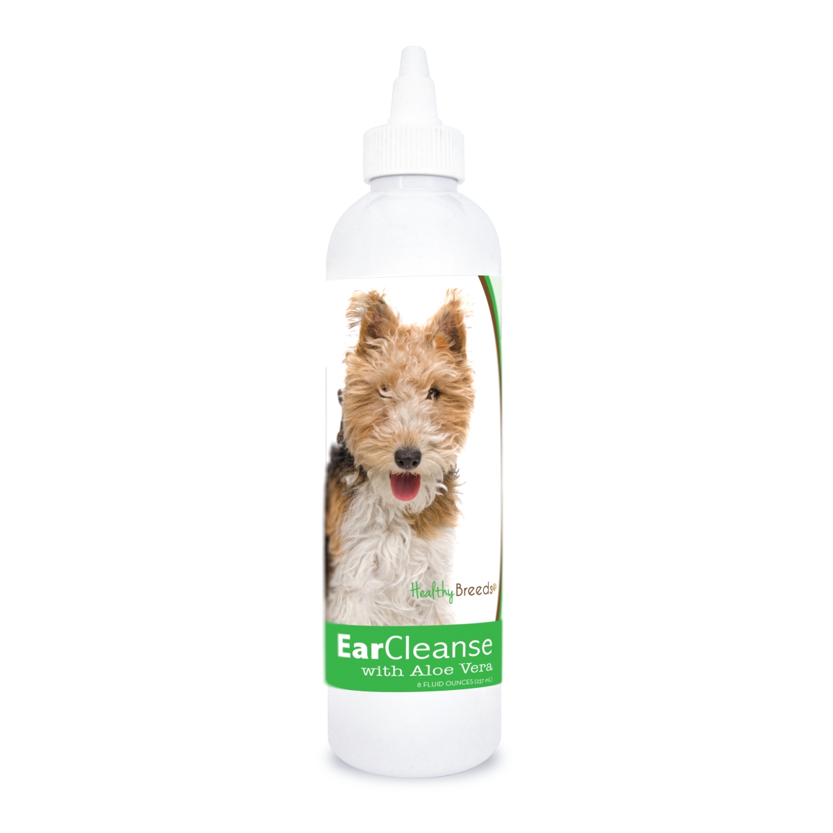 8 oz Wire Fox Terrier Ear Cleanse with Aloe Vera Cucumber Melon