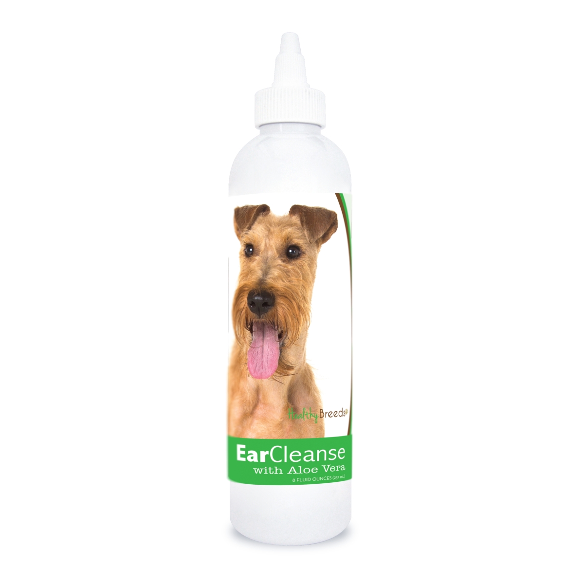8 oz Irish Terrier Ear Cleanse with Aloe Vera Cucumber Melon