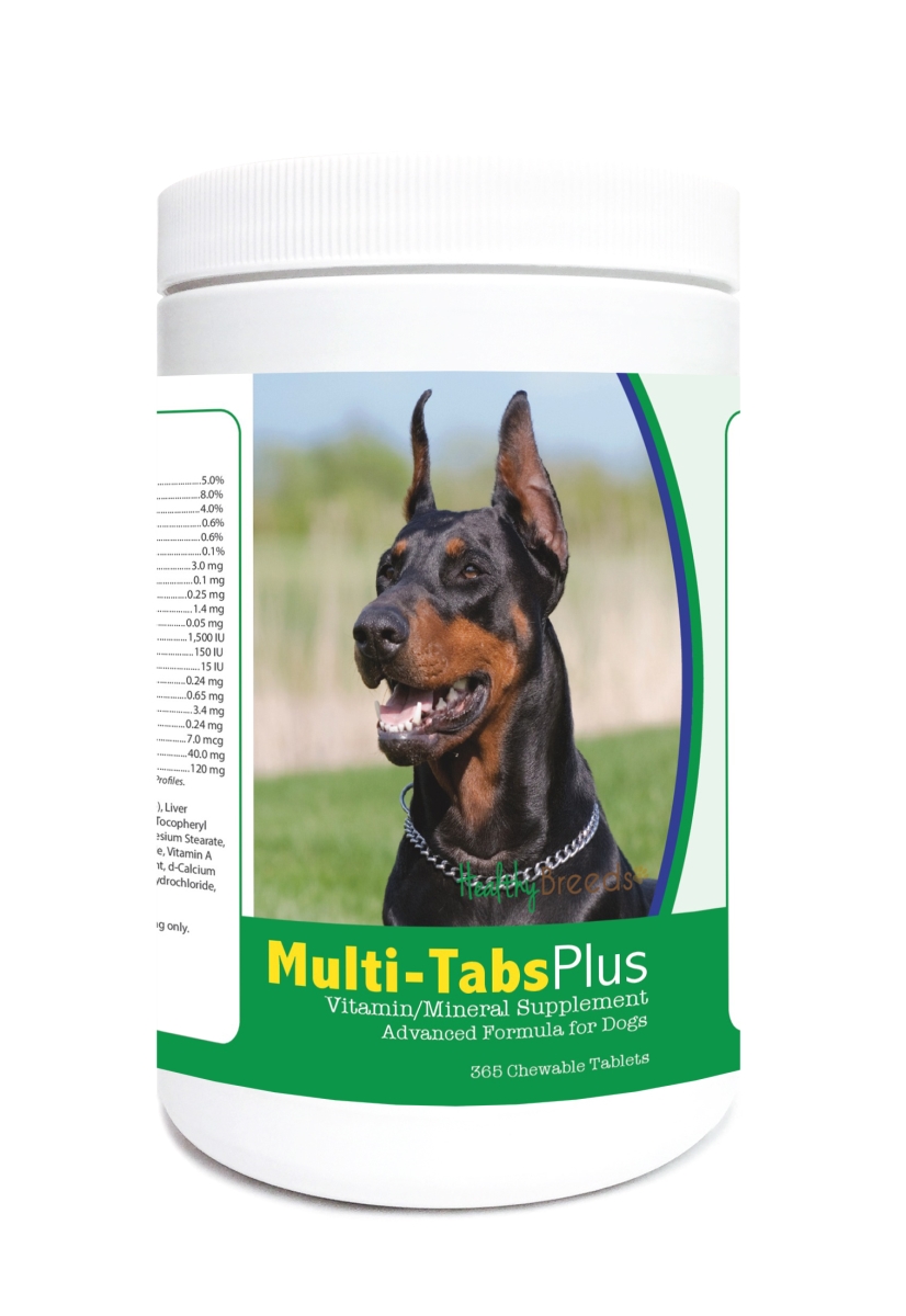 840235122548 Doberman Pinscher Multi-Tabs Plus Chewable Tablets - 365 Count