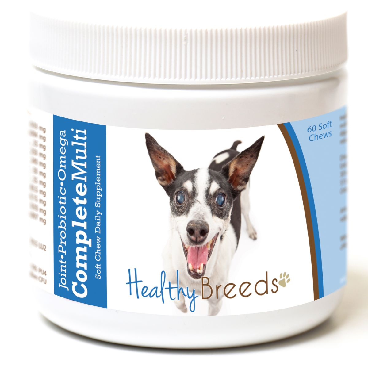 Picture of Healthy Breeds 192959008869 Rat Terrier all in one Multivitamin Soft Chew - 60 Count