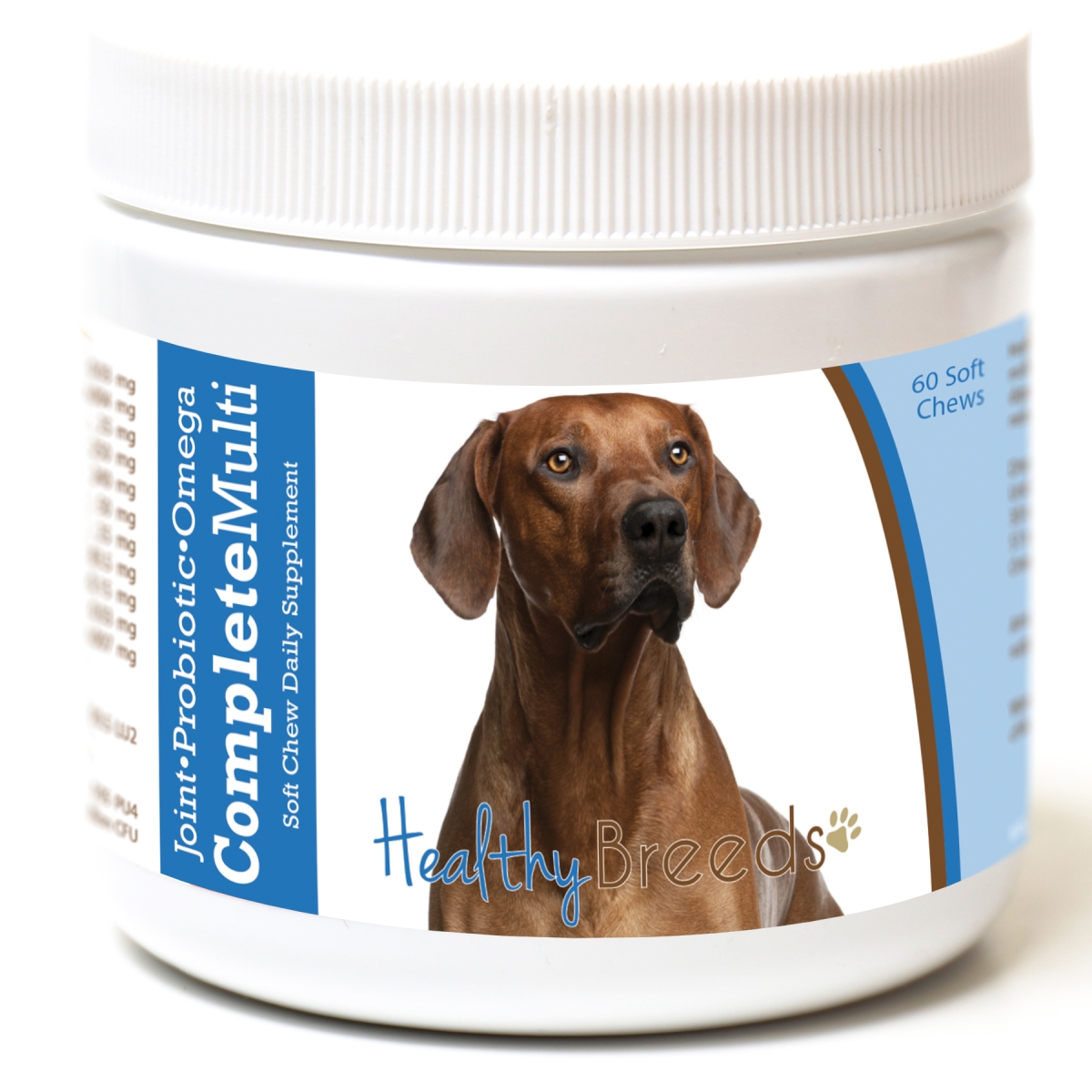 Picture of Healthy Breeds 192959008883 Rhodesian Ridgeback all in one Multivitamin Soft Chew - 60 Count