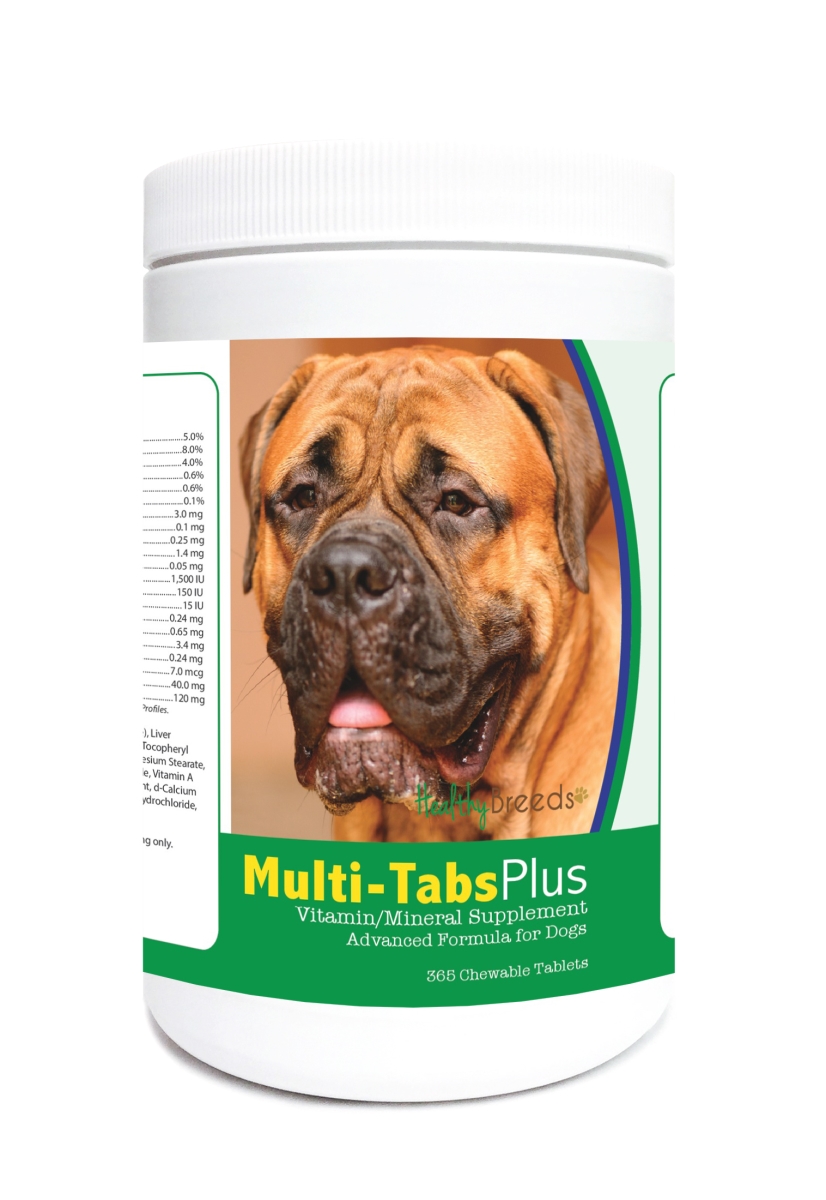 840235122616 Bullmastiff Multi-Tabs Plus Chewable Tablets - 365 Count