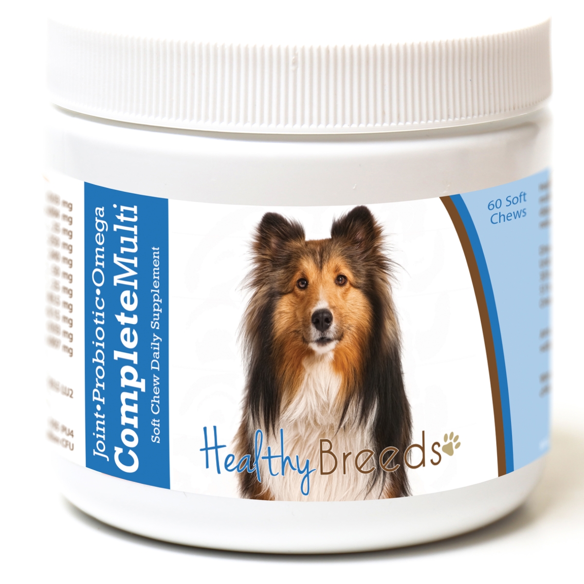 Picture of Healthy Breeds 192959009002 Shetland Sheepdog all in one Multivitamin Soft Chew - 60 Count