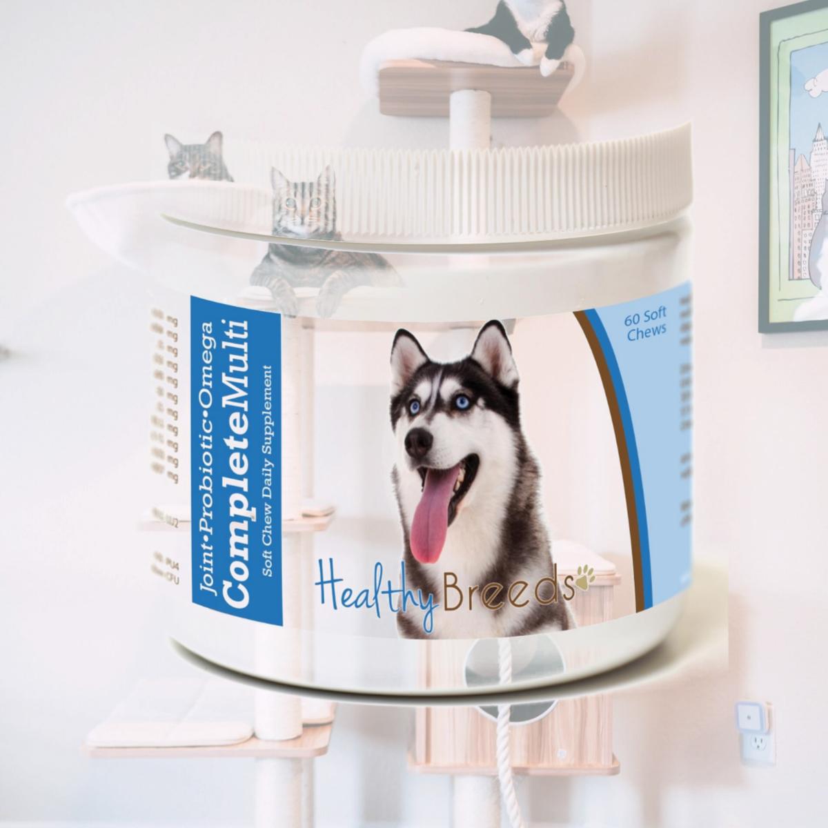 Picture of Healthy Breeds 192959009026 Siberian Husky all in one Multivitamin Soft Chew - 60 Count