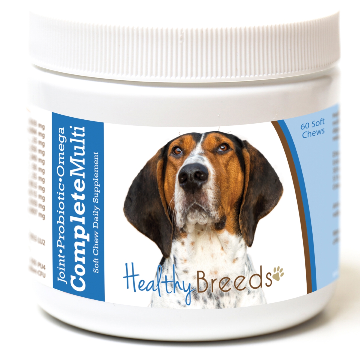 Picture of Healthy Breeds 192959009200 Treeing Walker Coonhound all in one Multivitamin Soft Chew - 60 Count