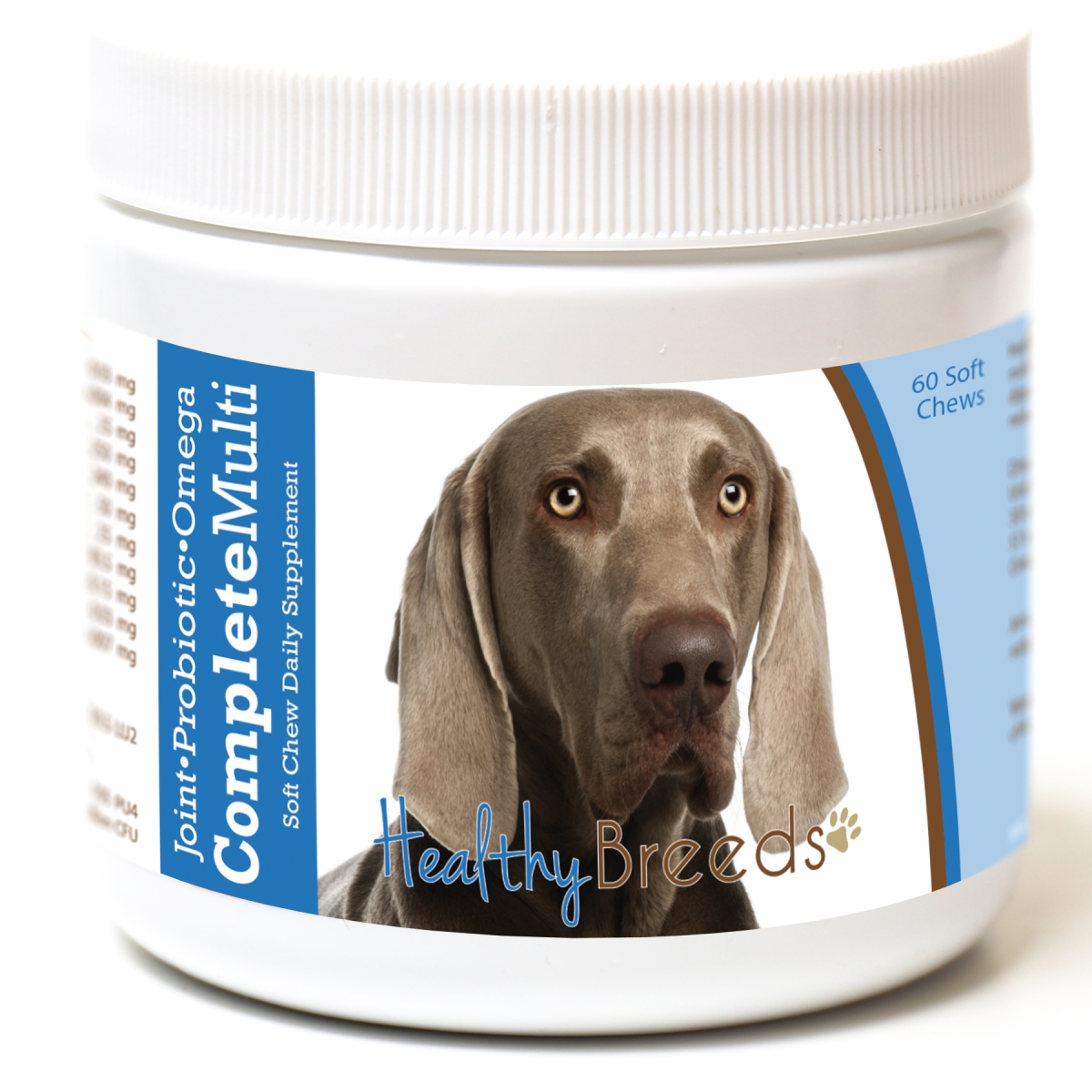 Picture of Healthy Breeds 192959009248 Weimaraner all in one Multivitamin Soft Chew - 60 Count