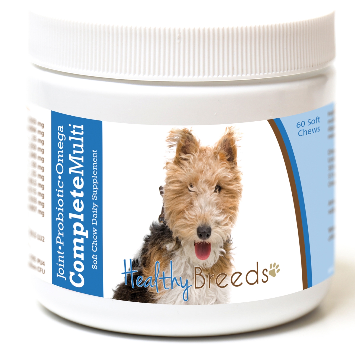 Picture of Healthy Breeds 192959009255 Wire Fox Terrier all in one Multivitamin Soft Chew - 60 Count