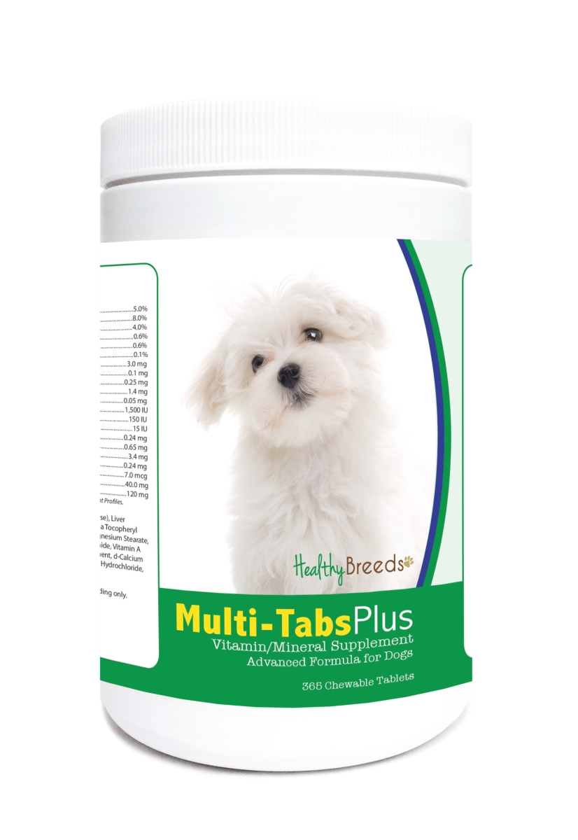 840235122708 Maltese Multi-Tabs Plus Chewable Tablets - 365 Count