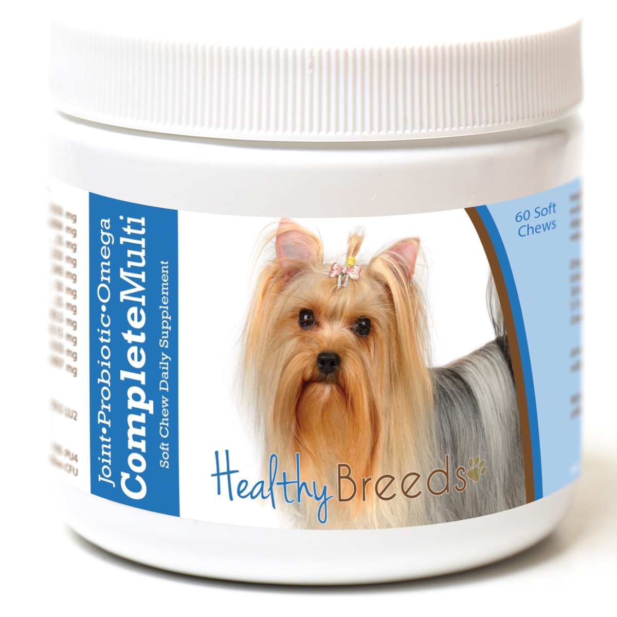 Picture of Healthy Breeds 192959009347 Yorkshire Terrier all in one Multivitamin Soft Chew - 60 Count