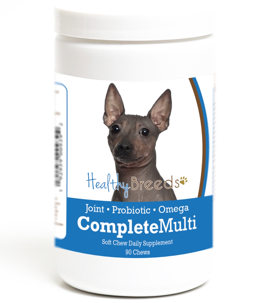 Picture of Healthy Breeds 192959009392 American Hairless Terrier all in one Multivitamin Soft Chew - 90 Count