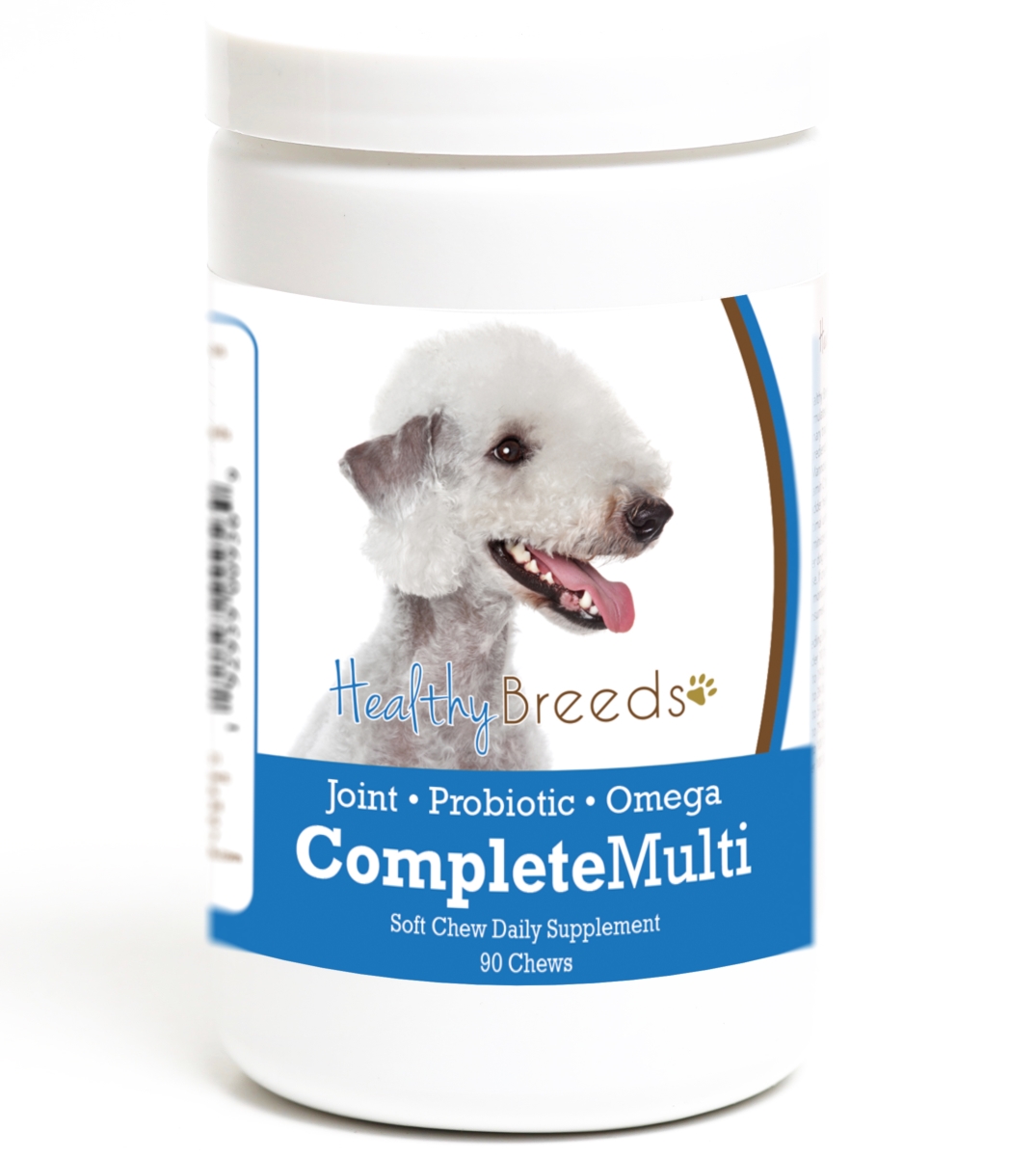 Picture of Healthy Breeds 192959009569 Bedlington Terrier all in one Multivitamin Soft Chew - 90 Count