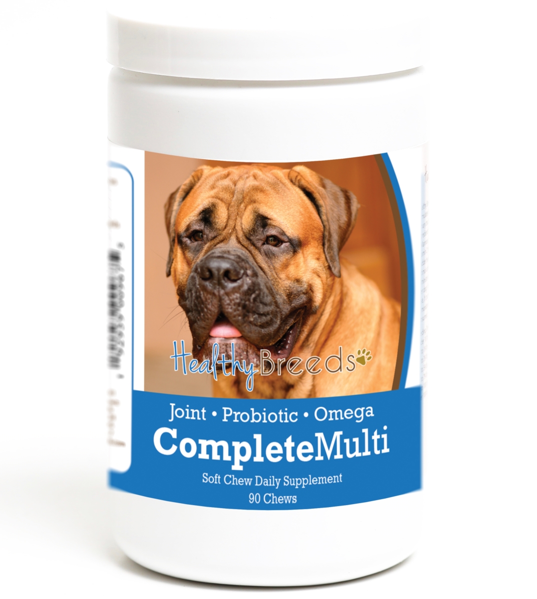 Picture of Healthy Breeds 192959009675 Bullmastiff all in one Multivitamin Soft Chew - 90 Count