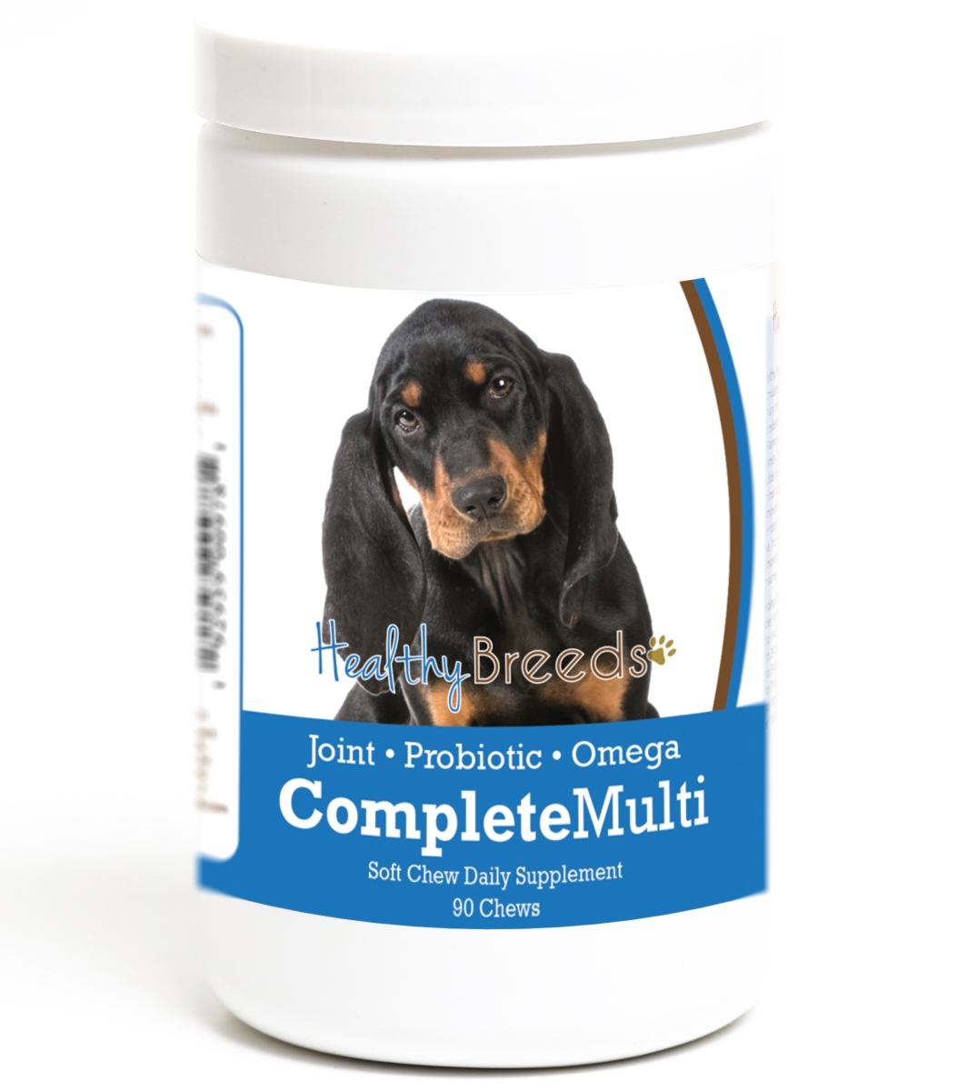 Picture of Healthy Breeds 192959009781 Black & Tan Coonhound all in one Multivitamin Soft Chew - 90 Count