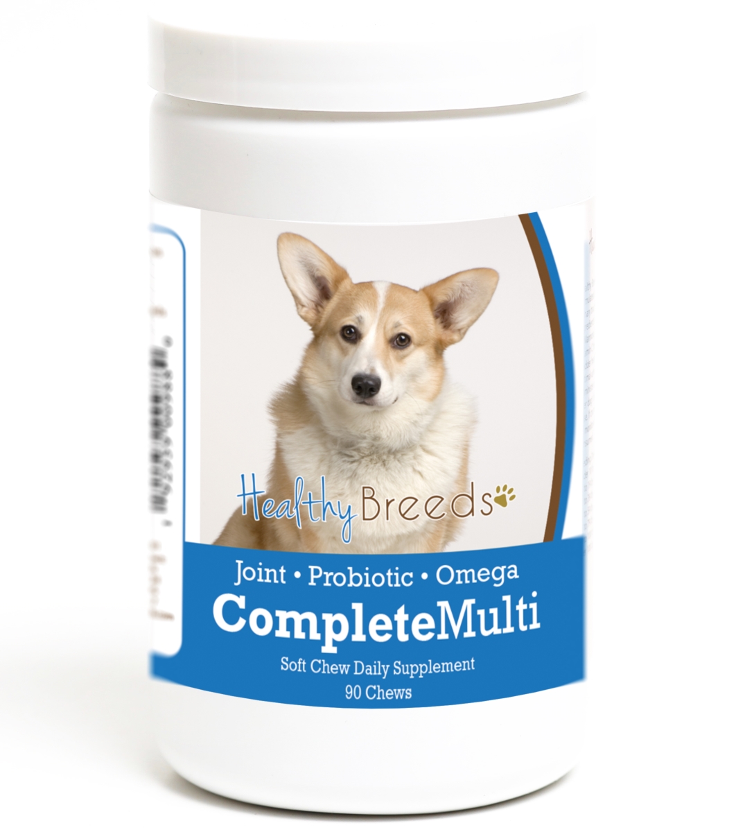 Picture of Healthy Breeds 192959009880 Cardigan Welsh Corgi all in one Multivitamin Soft Chew - 90 Count