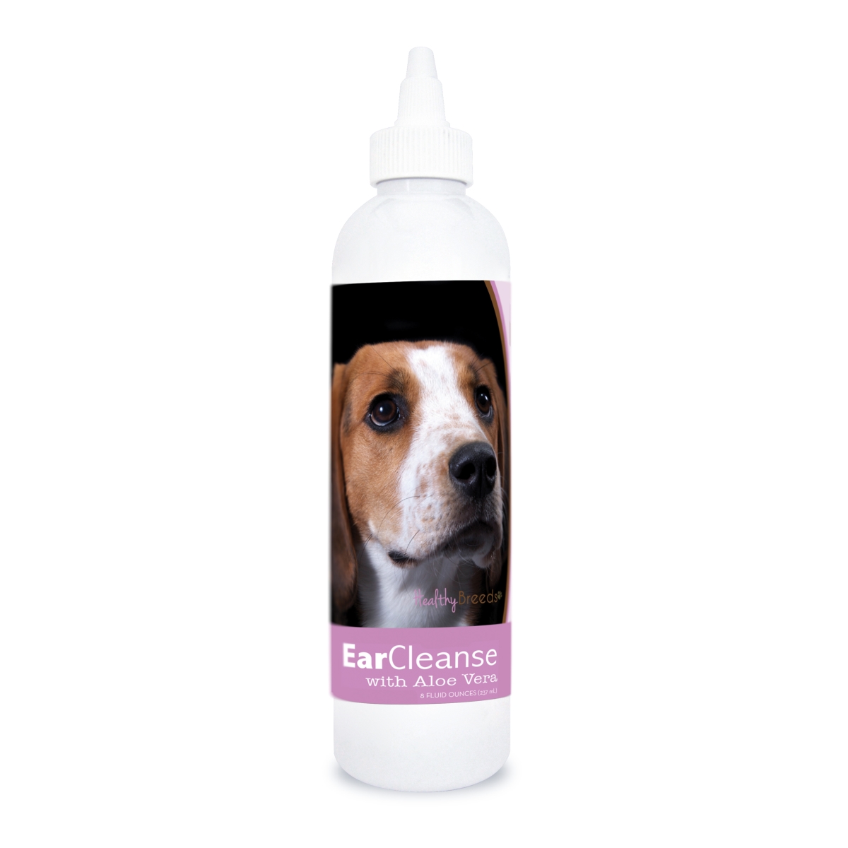 Picture of Healthy Breeds 840235100027 8 oz American English Coonhound Ear Cleanse with Aloe Vera Sweet Pea & Vanilla