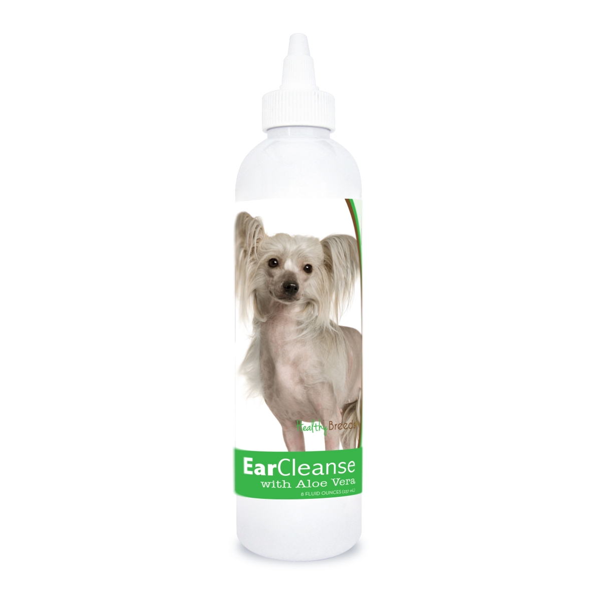 Picture of Healthy Breeds 840235105282 8 oz Chinese Crested Ear Cleanse with Aloe Vera Cucumber Melon