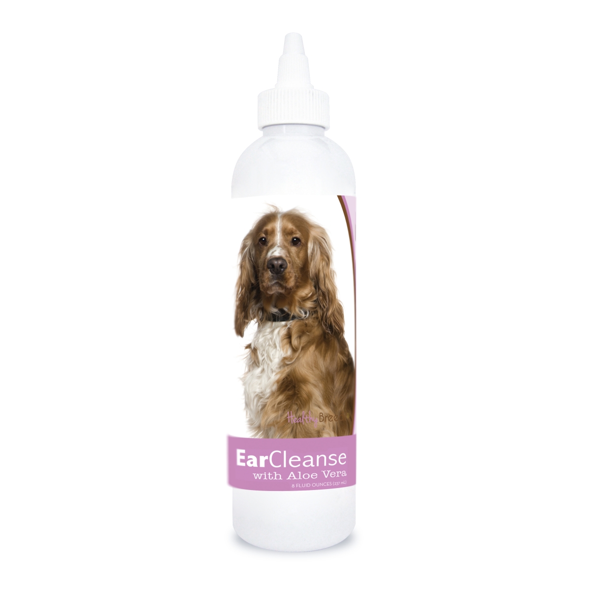 Picture of Healthy Breeds 840235106500 8 oz English Cocker Spaniel Ear Cleanse with Aloe Vera Sweet Pea & Vanilla